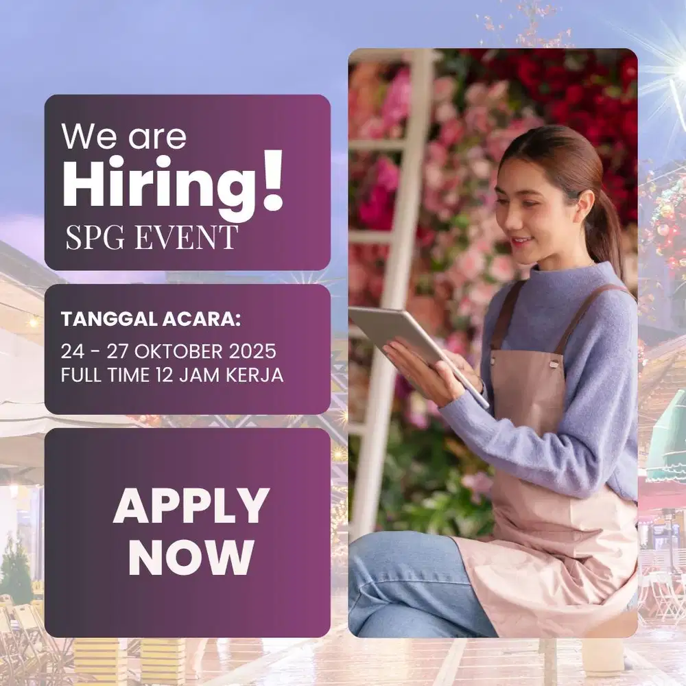 LOWONGAN SPG EVENT JAKARTA