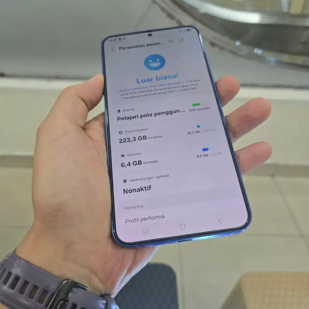 Samsung s25 plus jaringan 5G 12/256 resmi Indonesia like New