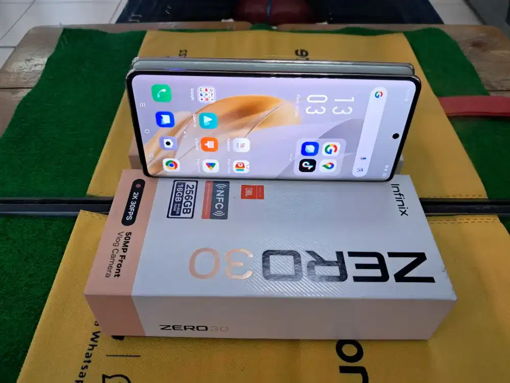 Infinix ZERO30 NFC Ram 8/256  gb mulus ky Baru lengkap normal.