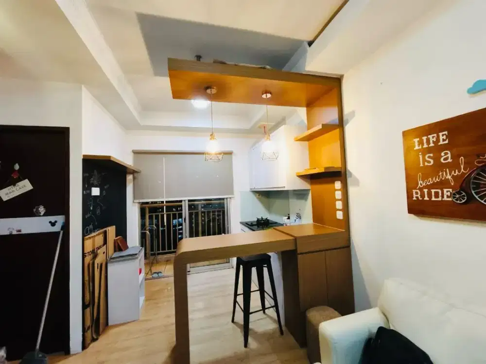 Disewakan Murah Apartemen Mediterania Garden 2 Furnished Tower H Middle Floor