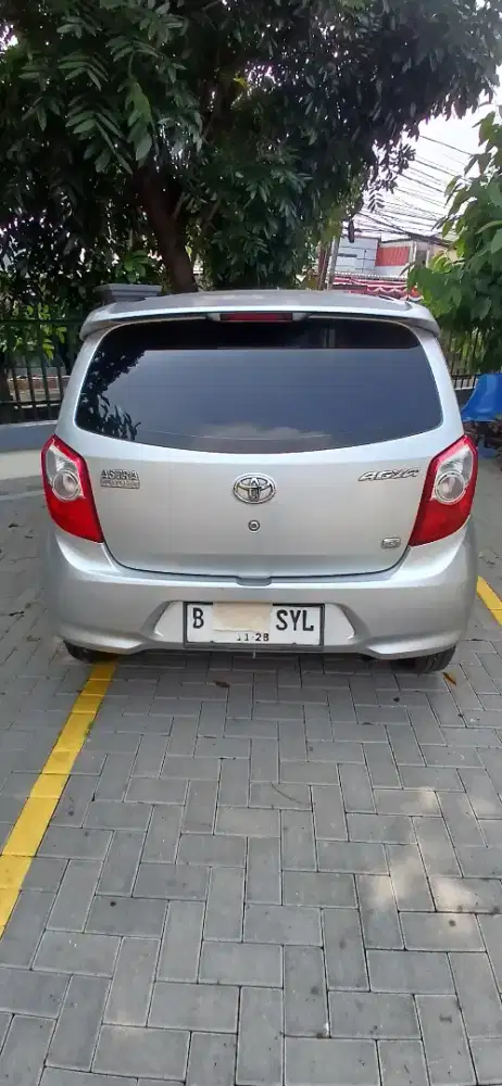 Toyota Agya G silver matic 2013 beli dari baru atas nama sendiri