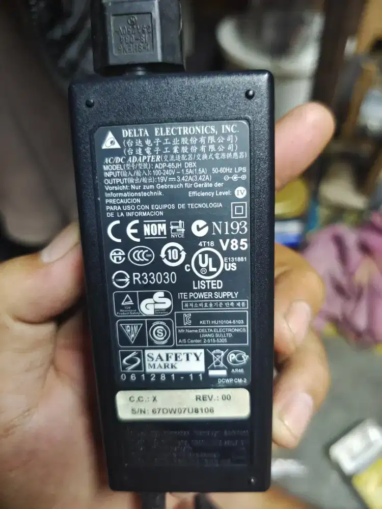 charger laptop acer original