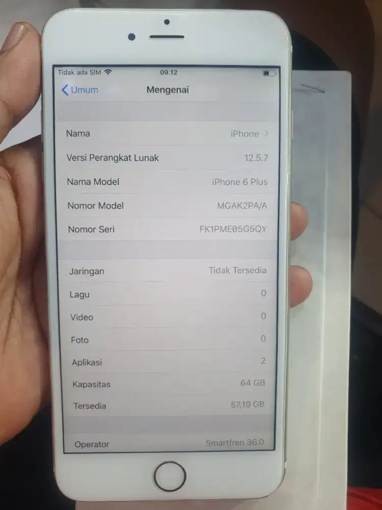Iphone 6Plus 64GB Resmi ibox Fullshet