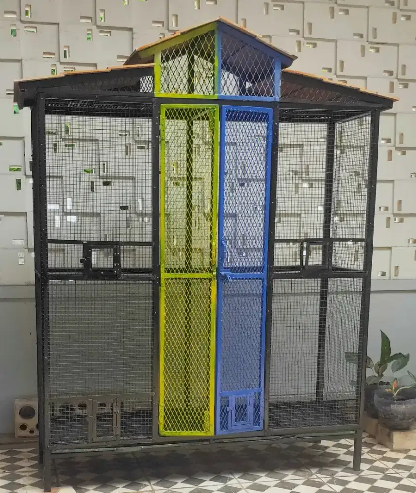 Kandang burung Aviari minimalis