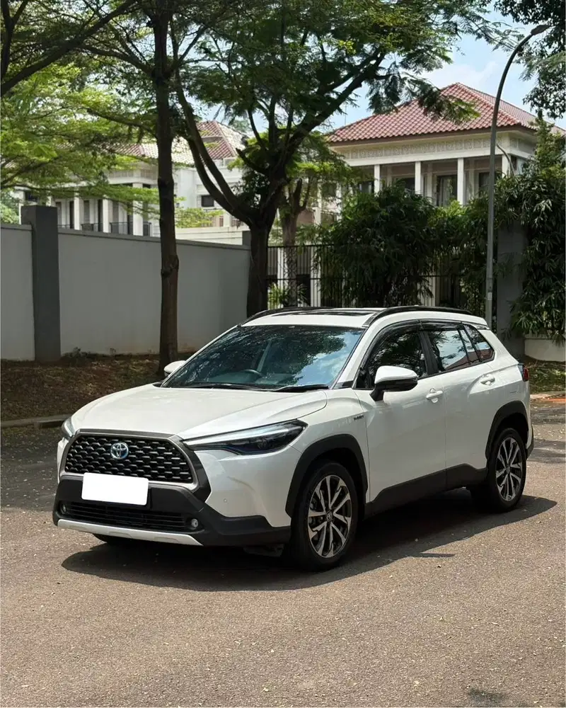 TOYOTA COROLLA CROSS HYBRID 2021 Putih White 2020 2022 Jual Cepat BU