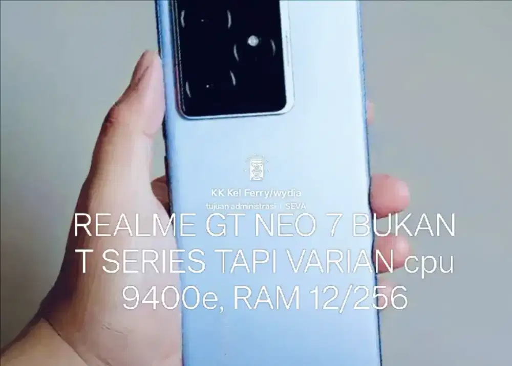 Realme GT 7 bukan seri T pembelian Agustus 2025