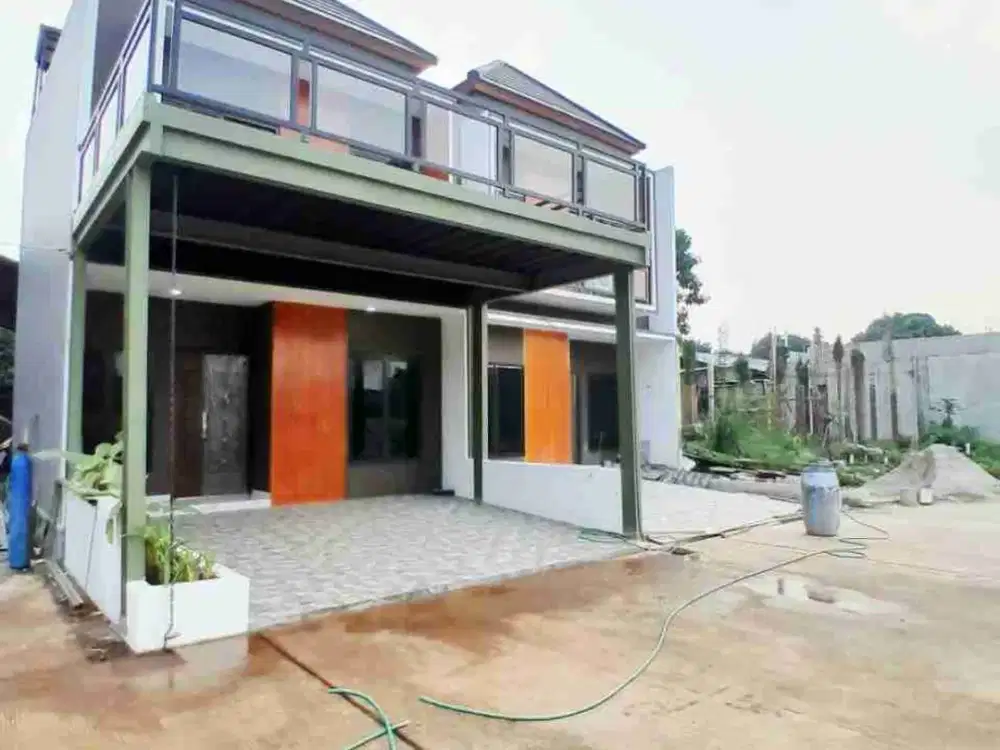 Rumah 2 Lantai Bebas Banjir Dekat tol Jatiwarna bekasi