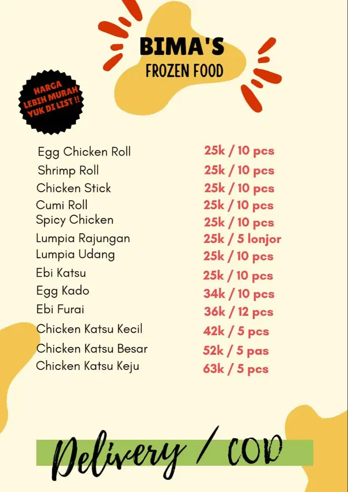 Frozen Food Homemade