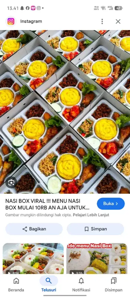 paket menu ketring murah serba 12 rb