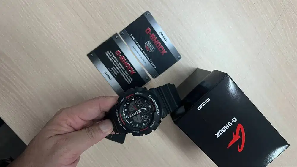 Jam Tangan G-SHOCK CASIO GA100 1A4DR Waterproof (NEW)