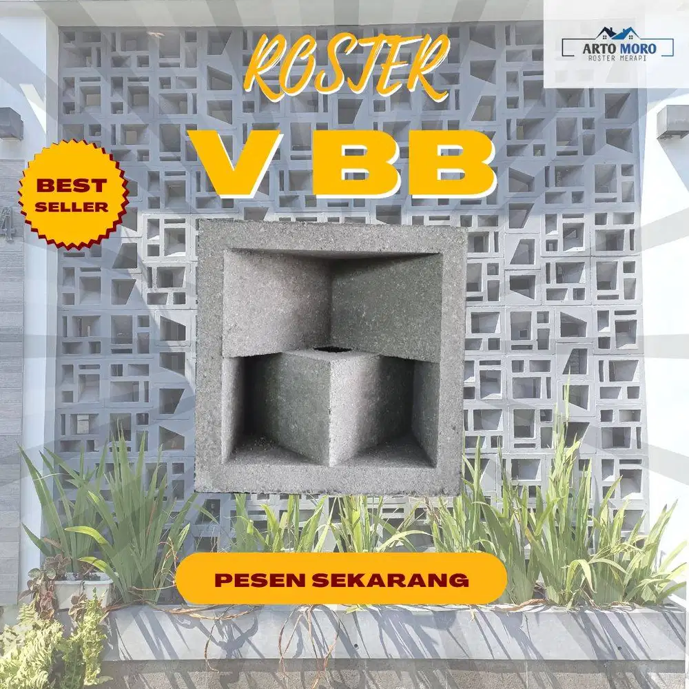 Pusat Roster Beton Minimalis 2 Sisi di Gresik