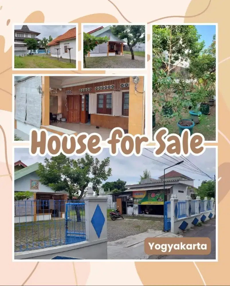 *Dijual Murah Rumah dengan Tanah luas (782 m2) Dalam kota Yogyakarta