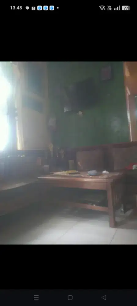 Bangku kayu jati bekas