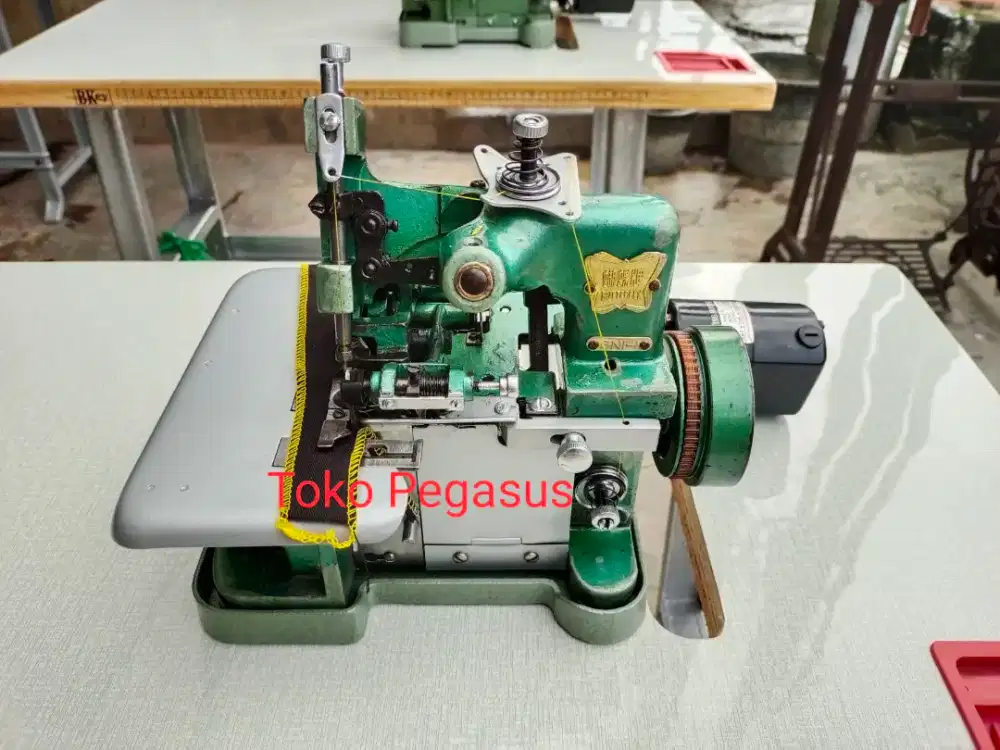 Jual mesin jahit obras seken BUTTERFLY , siap pakai & bergaransi