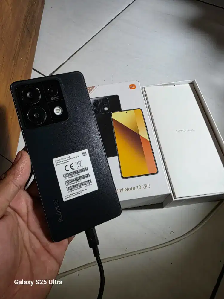 Redmi note 13 5G 8/256 fullset siap pakai