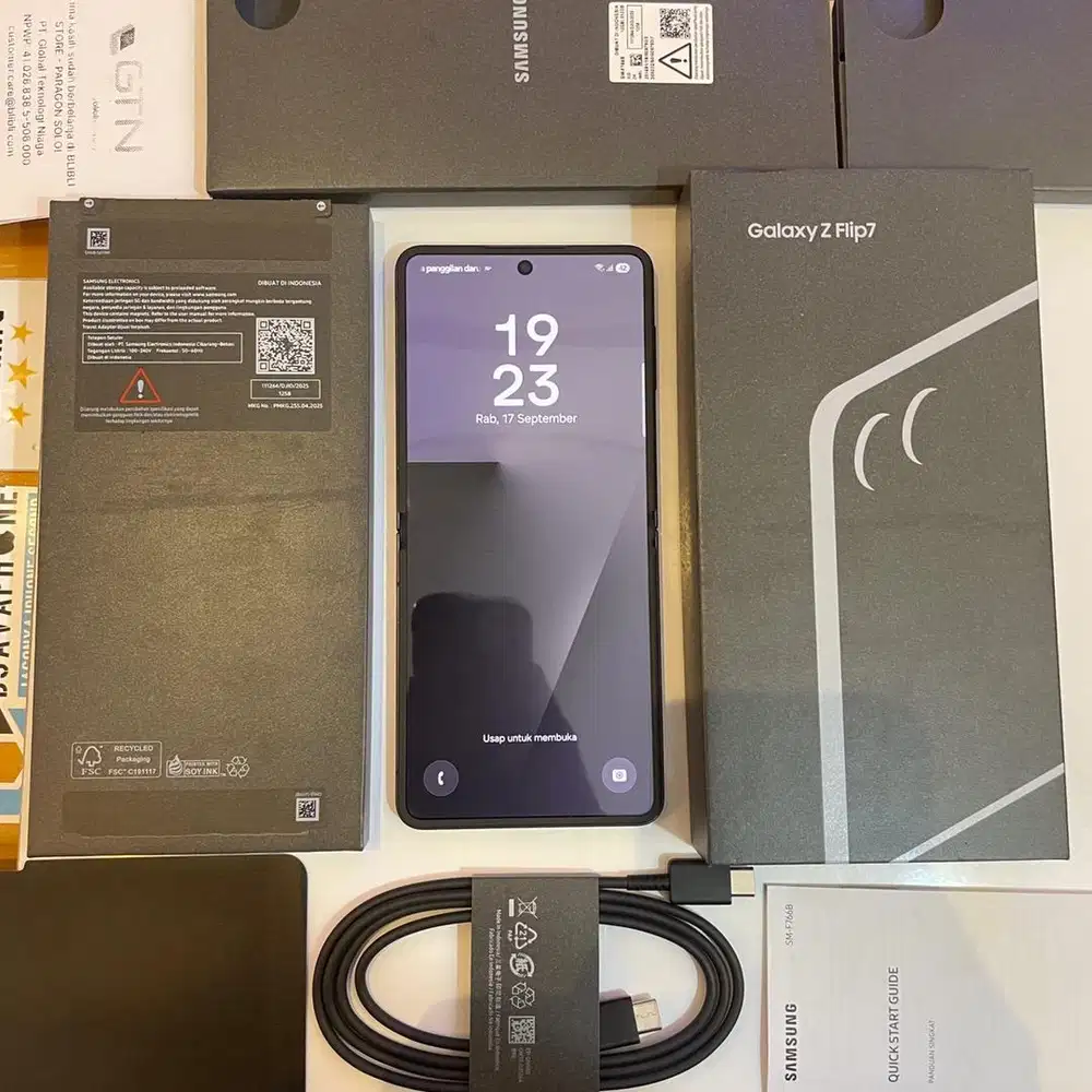 Samsung Galaxy Z Flip7 5G 12GB/512GB Garansi Resmi Sein 5 Agustus 2026