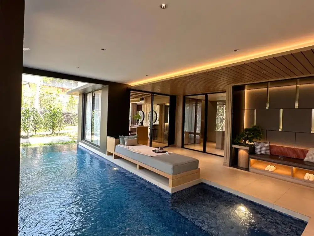 Hunian 3 Hiera BSD lantai bergaya Japanese Zen Resort yang memadukan kemewahan dan kenyamanan.