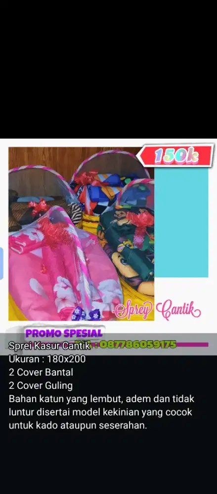 Parcel Sprei KING