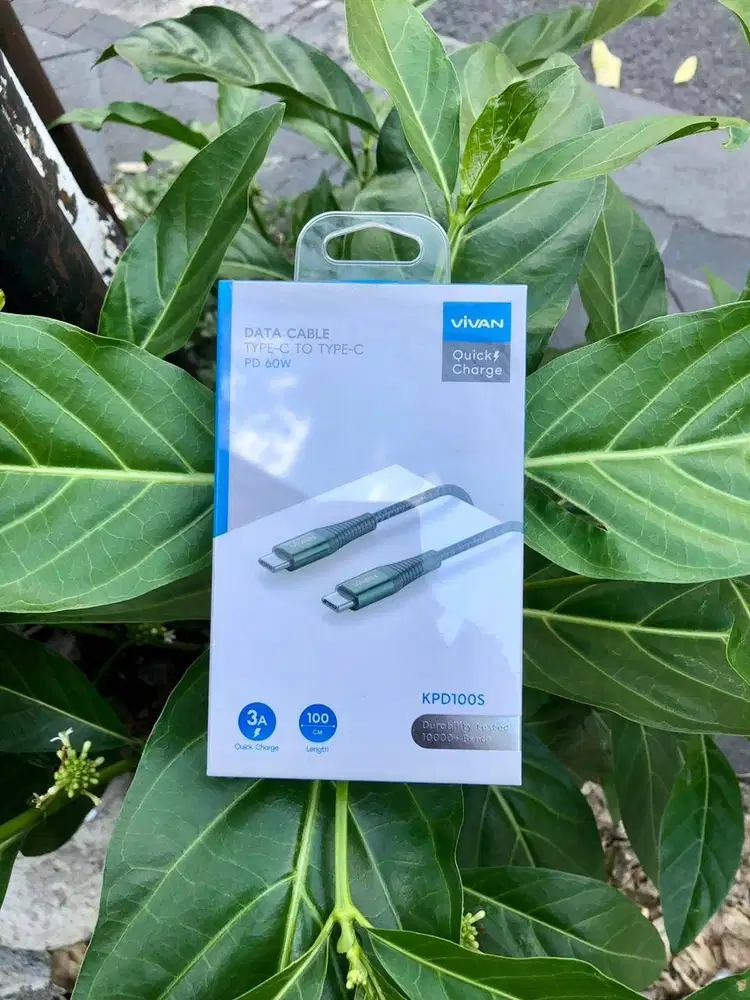 Vivan Data Cable KPD100S Type-C to Type-C PD 60W Quick Charge 3A