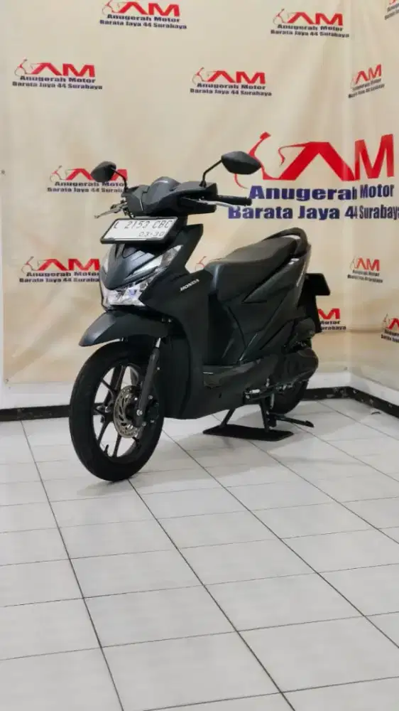 Km 2 Ribu Honda beat deluxe keyless Tahun 2025 Hitam doff