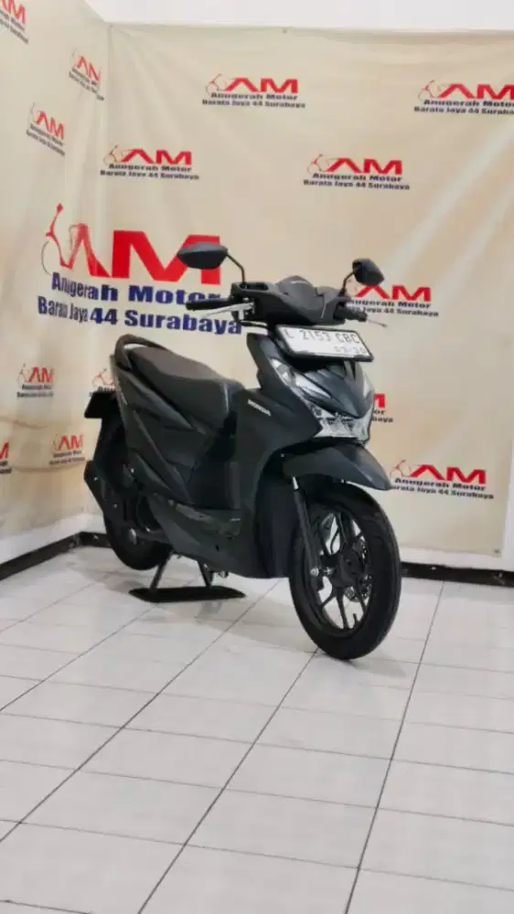Istimewa km 2Ribu Honda beat deluxe keyless Tahun 2025 Hitam doff