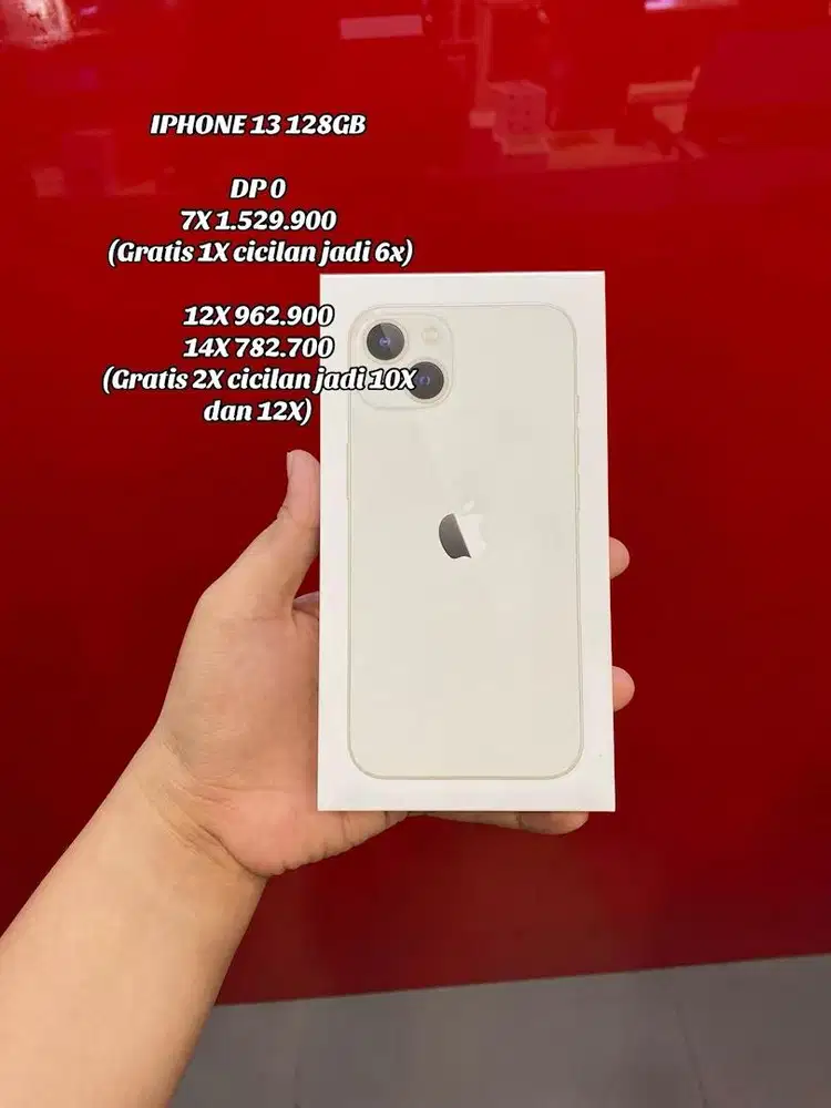IPHONE 13 128GB READY BISA DIKREDIT