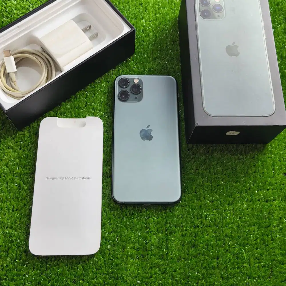 iPhone 11 pro 256Gb Midnight Green BH 65% Layar lcd seperi itu, normal