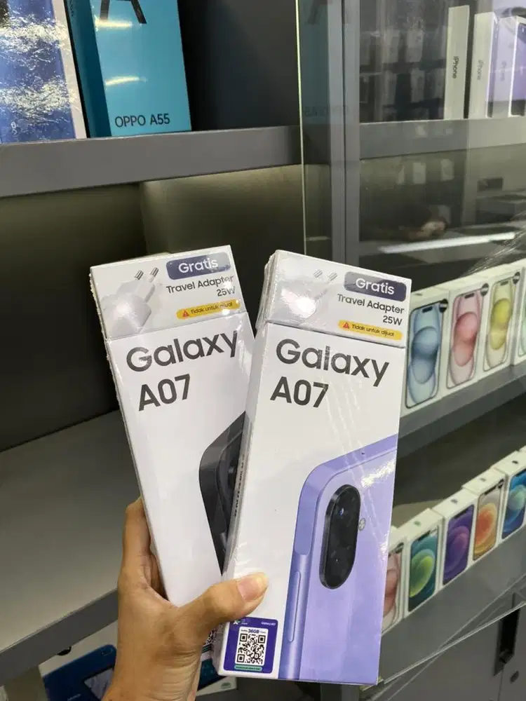 Samsung a07 4/64gb new, garansi resmi/sein 1 tahun