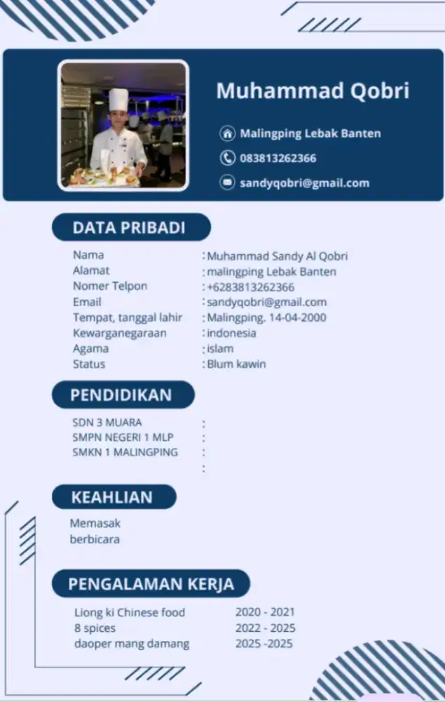 Semoga dapet pekerjaan