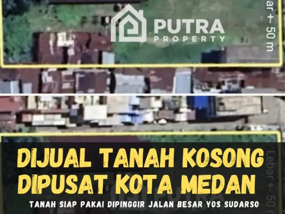 DIJUAL TANAH KOSONG DAERAH JALAN BESAR YOS SUDARSO