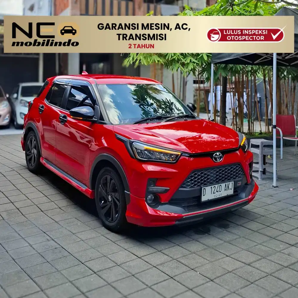 [ Garansi Mesin, Matic s/d 2Th ] TOYOTA RAIZE 1.0T GR S CVT 2022 MERAH