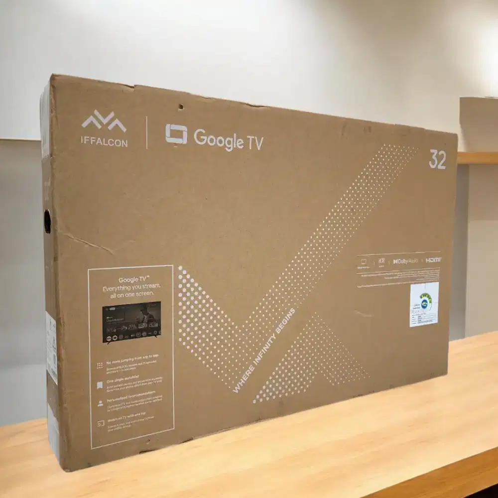 Tv iFFALCON dari tcl 32inch - masih baru