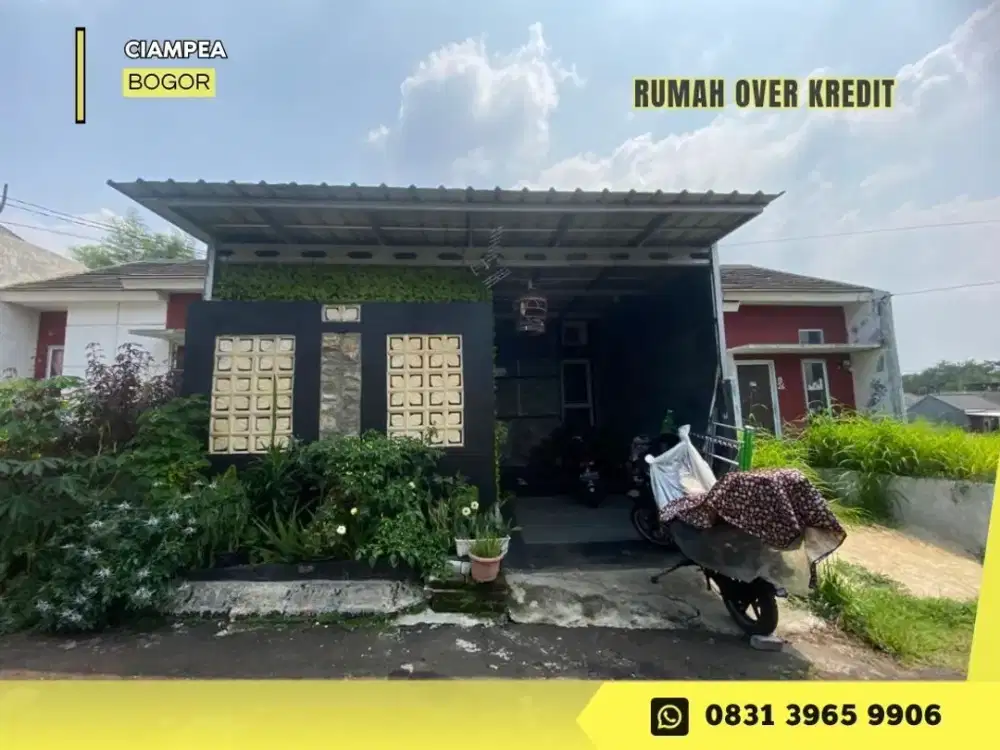 Jual Over Kredit Rumah 79JT di Bukit Ciampea Asri dkt IPB