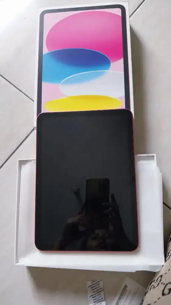 Djual Ipad Gen 10 (PINK) + Pencil Type C 2023