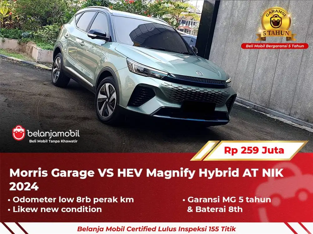 [ GARANSI 5TH ] Morris Garage MG VS HEV Magnify Hybrid AT 2024/2025