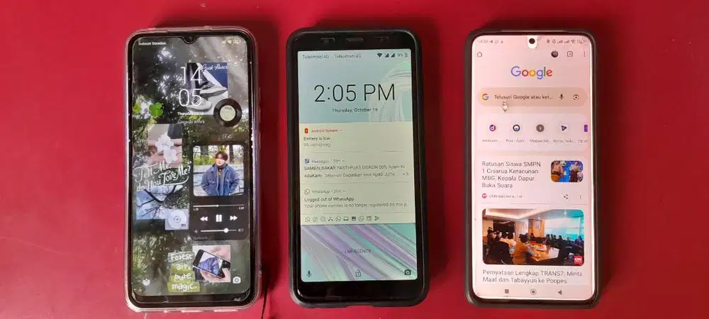3 HP , 1 Harga : Xiaomi ( Redmi 9C + Redmi Note 13 ) + Asus MaxPro M1