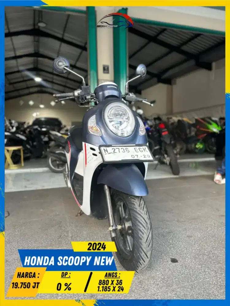 HONDA SCOOPY NEW 2024 BEKAS BERKUALITAS HIKMAH MOTOR KEPUH MALANG