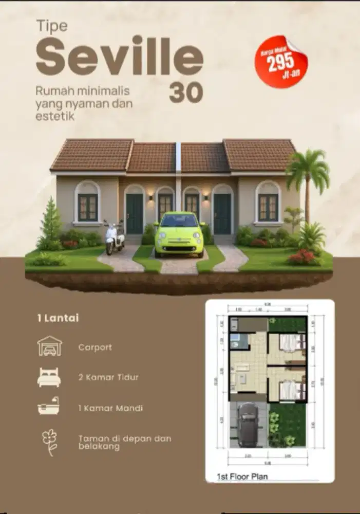 Murah dekat kawasan kampus dan pondok pesantren