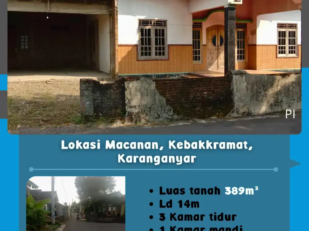 Rumah Siap Huni Lokasi Macanan