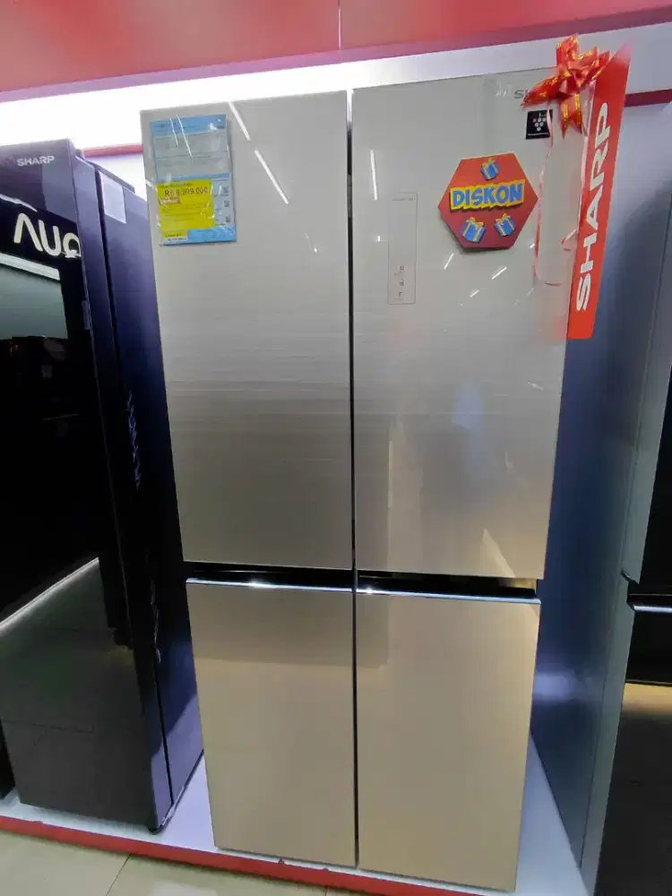 Kulkas Sharp multidoor SJIF51PGCG cicilan tanpa DP cukup KTP