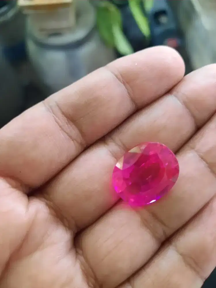 Dijual batu permata pink sapphire