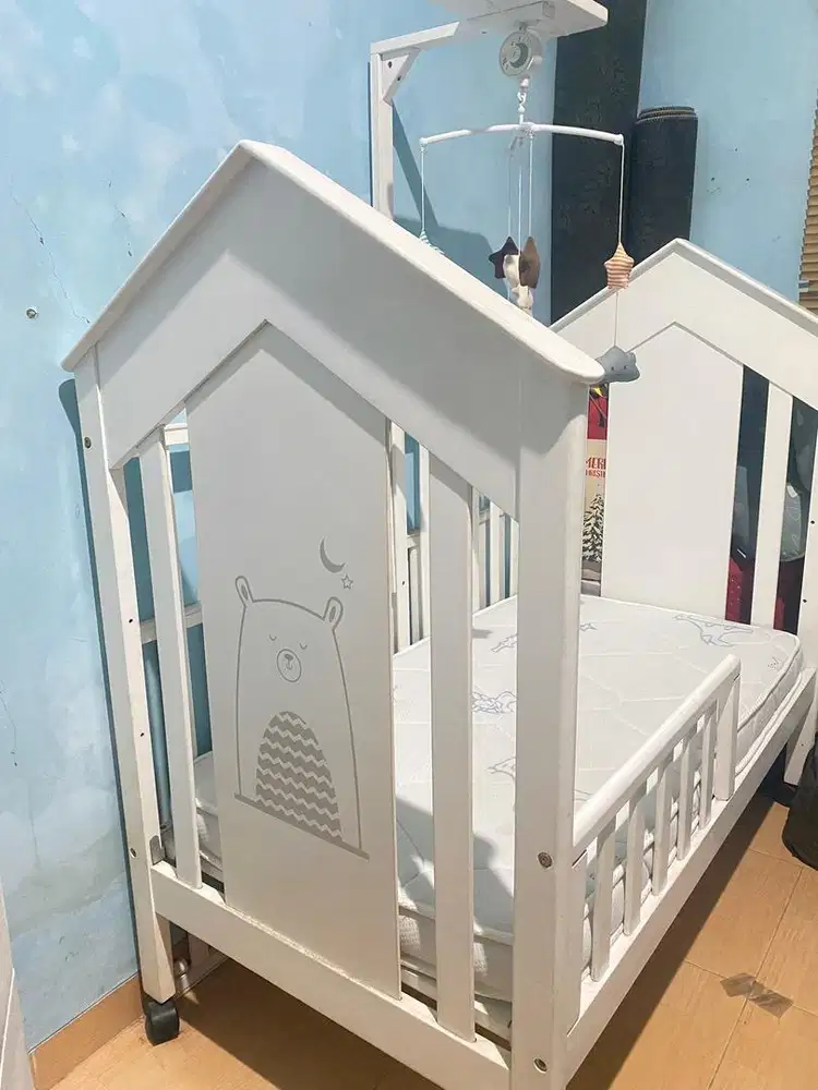 Little Equi Baby Box (Crib) 4 Way House / Tempat Tidur Bayi