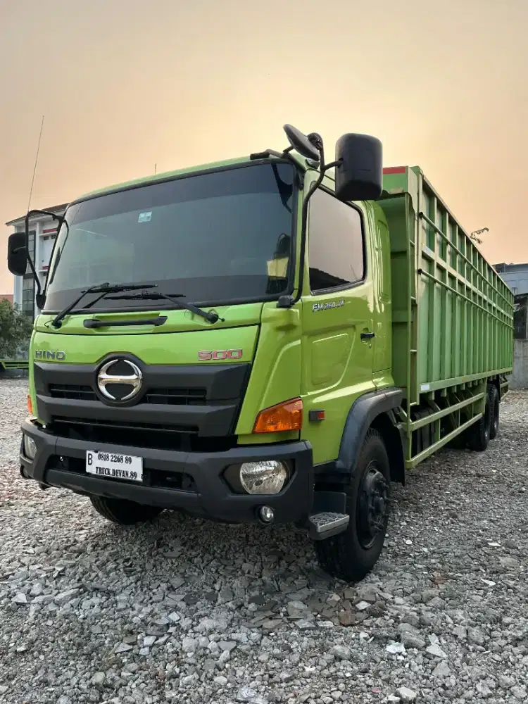 HINO LOHAN FM260JW ASLI LONG 6X4 BAK MATI TRONTON ISTIMEWA SEKALI