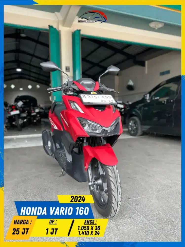 HONDA VARIO 160 2024 BEKAS RASA BARU BOSSKU HIKMAH MOTOR KEPUH MALANG