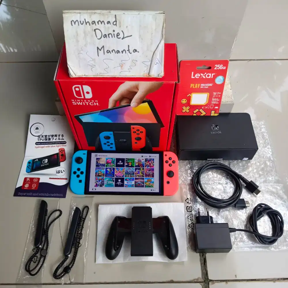 Nintendo switch oled ce efwe 256GB fullgame