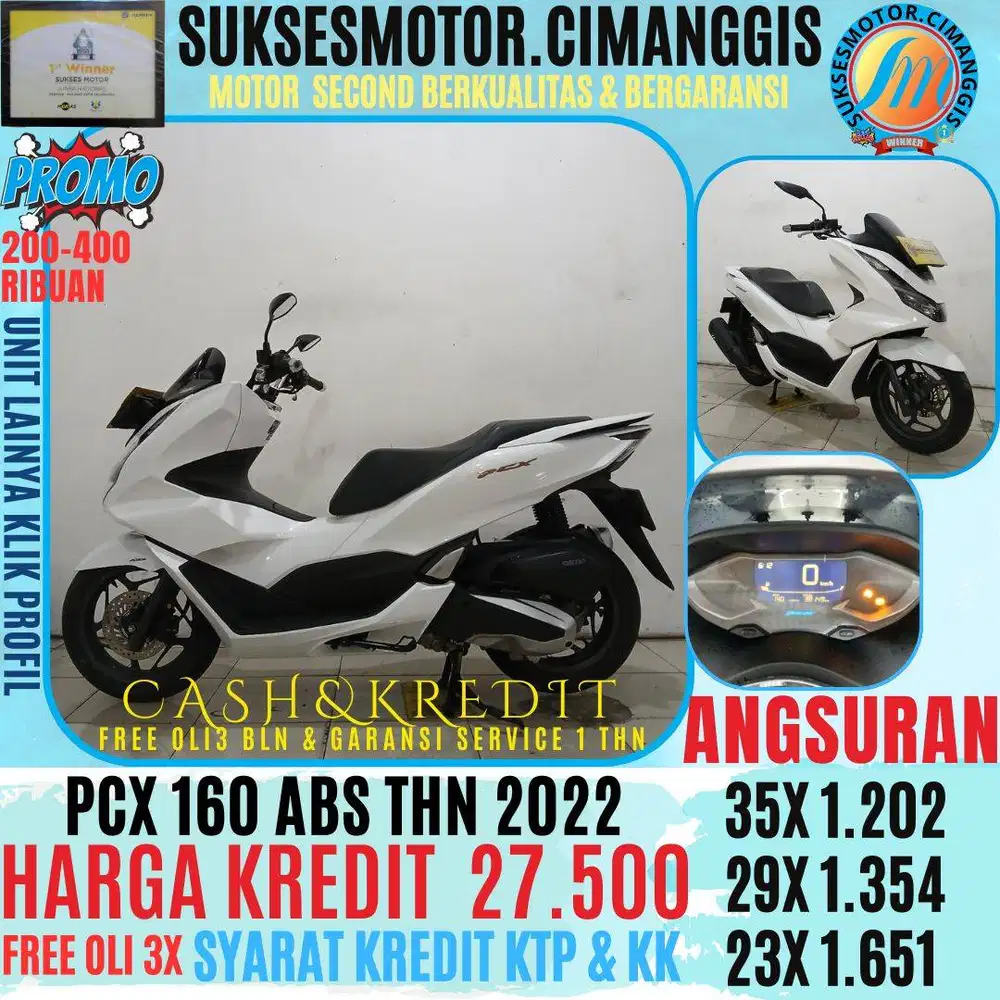PCX 160 ABS PROMOTERMURAH CASH/KREDIT BISA KLIK PROFIL UNIT LAINYA