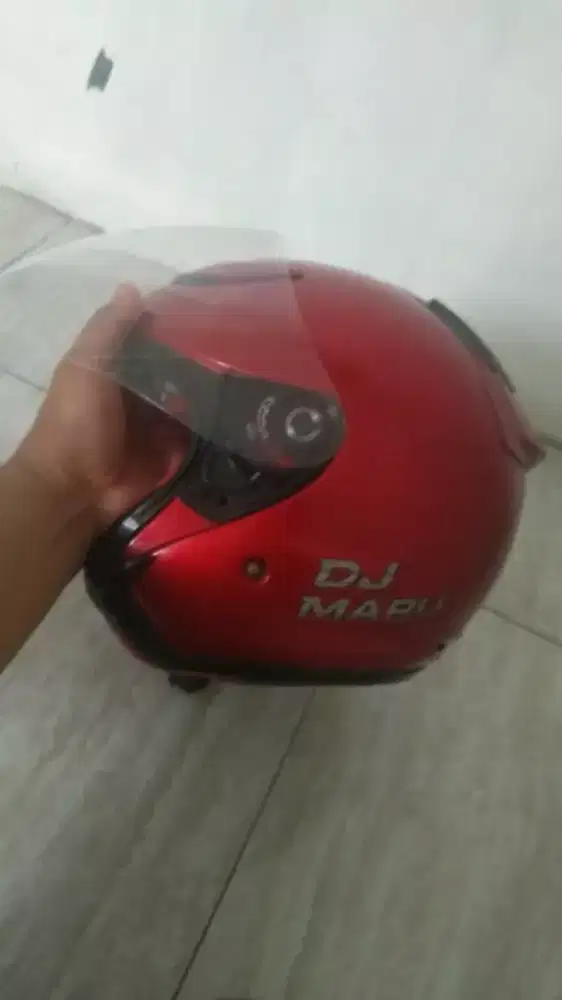Di jual helm DJ madu size L