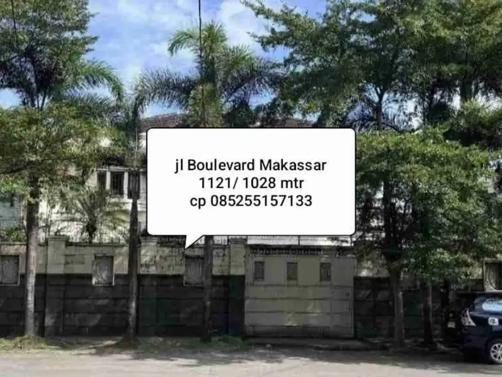 Rumah Jl Boulevard Panakukang 1121 MTR dekat Mall Panakukang Pettarani Hertasning