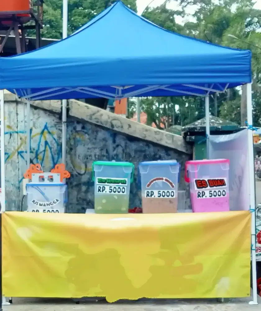 Tenda jualan seperti baru