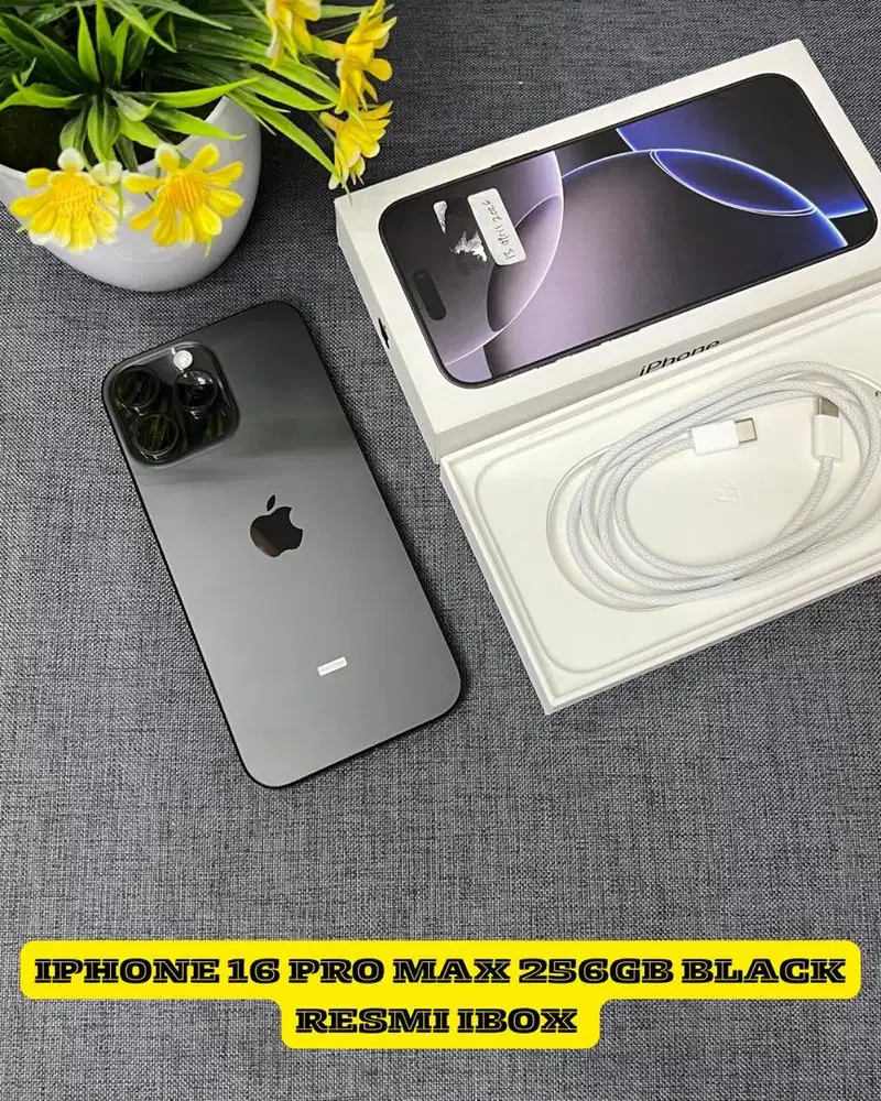 Iphone 16 pro max 256gb black ibox